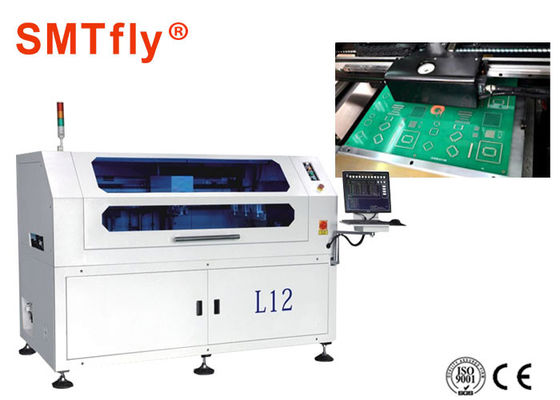 الصين 1200MM اللحيم لصق طابعة آلة الطباعة PCB LED مع نظام مكشطة SMTfly-L12 المزود